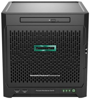 Сервер HPE ProLiant MicroServer Gen10 1xX3216 1x8Gb x4 3.5" SATA 1G 2P 1x200W 2xDisplayPort (873830-421) 