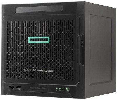Сервер HPE ProLiant MicroServer Gen10 1xX3216 1x8Gb x4 3.5" SATA 1G 2P 1x200W 2xDisplayPort (873830-421) 